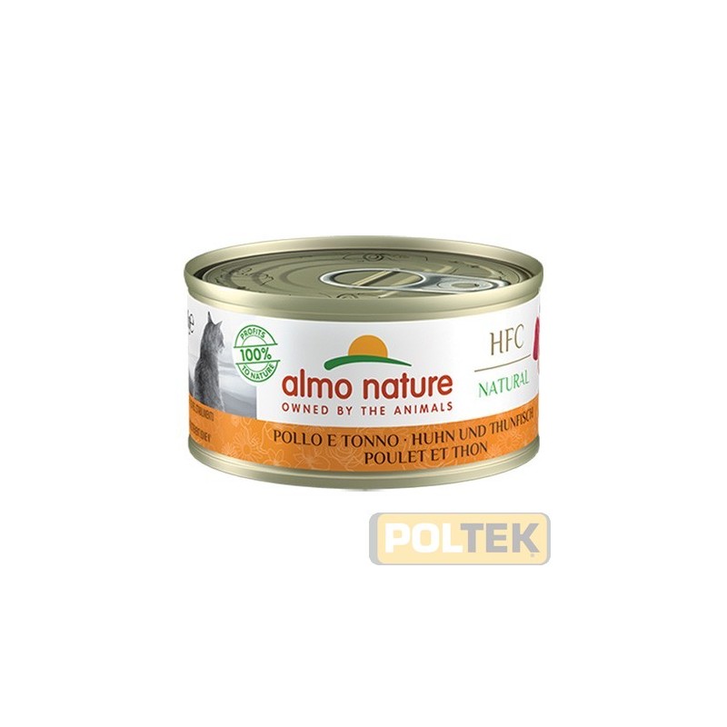 ALMO NATURE NATURAL POLLO E TONNO 70 g