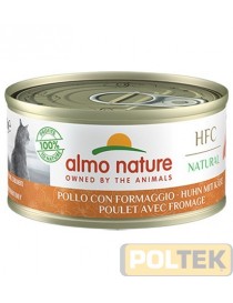 ALMO NATURE NATURAL POLLO CON FORMAGGIO 70 g