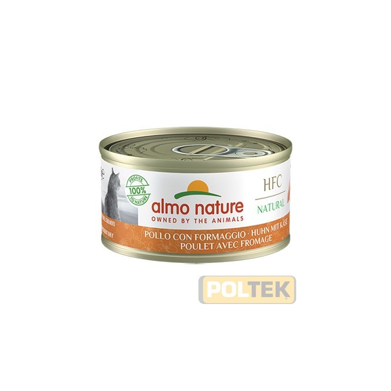 ALMO NATURE NATURAL POLLO CON FORMAGGIO 70 g