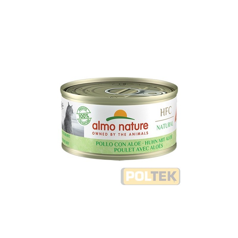 ALMO NATURE NATURAL POLLO CON ALOE 70 g