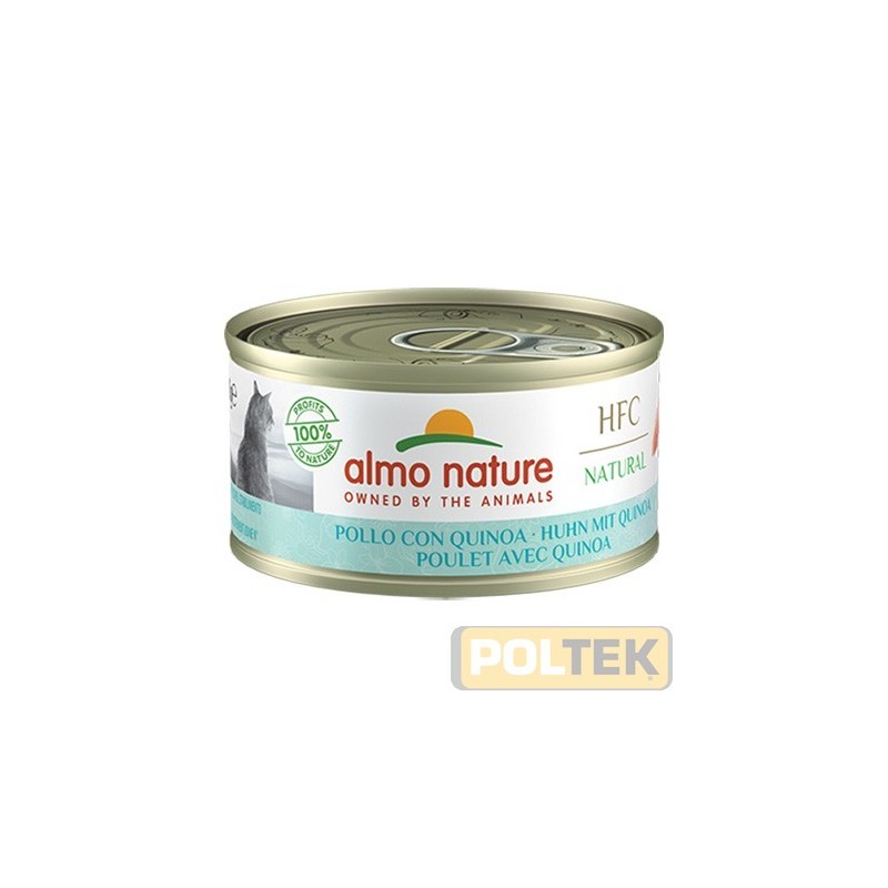 ALMO NATURE NATURAL POLLO CON QUINOA 70 g