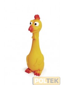 CAMON GIOCO CANE POLLO IN LATEX CON SQUEAKER
