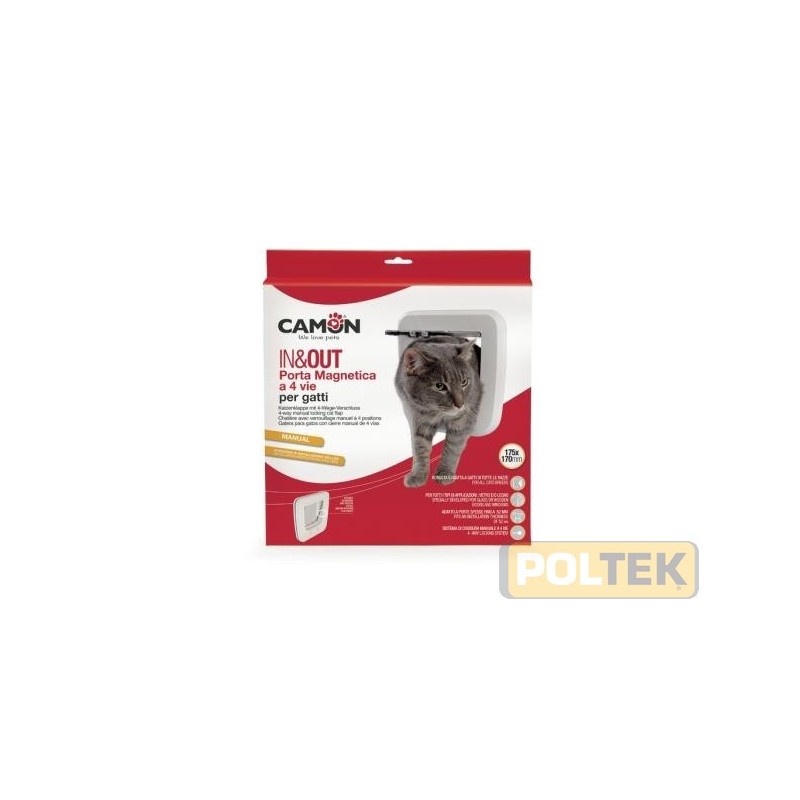 • Sistema di chiusura magnetico a 4 vie (ingresso, uscita, ingresso/uscita, chiuso): consente, grazie all’applicazione di un