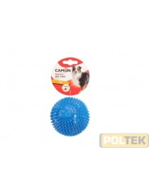CAMON GIOCO CANE PALLA RICCIO TPR CON SQUEAKER