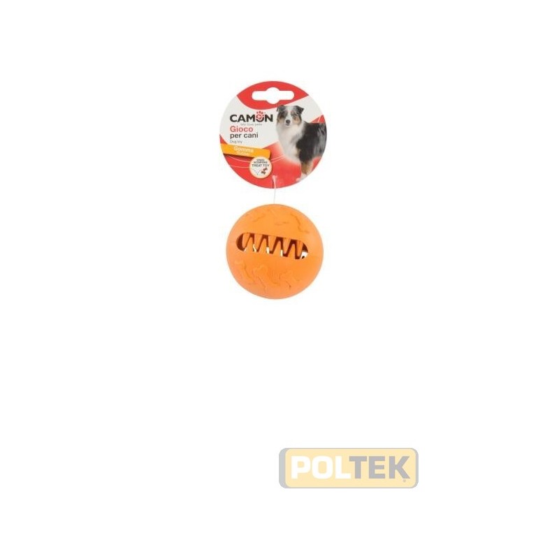 CAMON GIOCO CANE PALLA SPARGIRICOMPENSE IN GOMMA