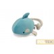 CAMON GIOCO CANE PELUCHE BALENA CON SQUEAKER E CORDA