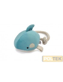 CAMON GIOCO CANE PELUCHE BALENA CON SQUEAKER E CORDA