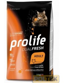 PROLIFE GATTO DRY DUALFRESH LAMB TROUT & RICE gr. 400