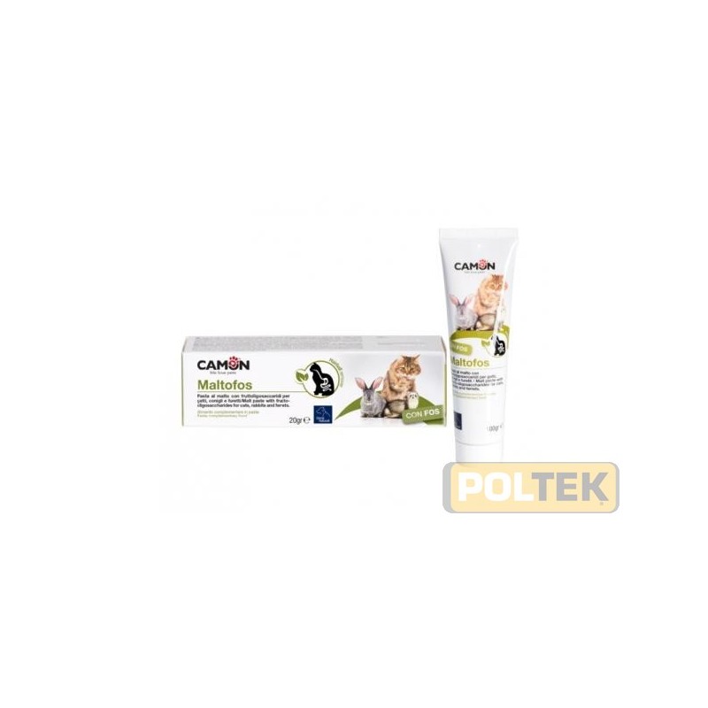 Maltofos è un appetitoso alimento complementare per gatti, conigli e furetti che, aggiunto al cibo o somministrato direttamente