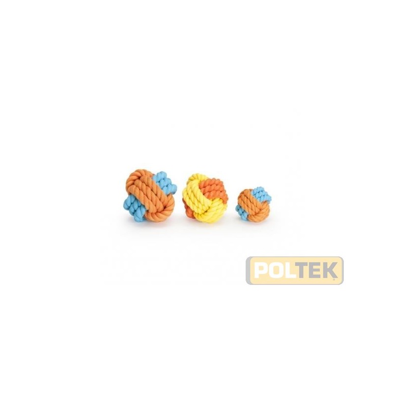 Palline estremamente resistenti e dure, costituite da un intreccio di corda e gomma.