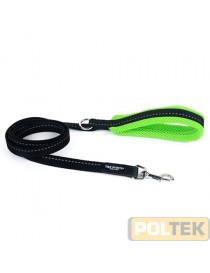 TRE PONTI GUINZAGLIO NERO INS/RIFRAN IMBOTT. COL. VERDE