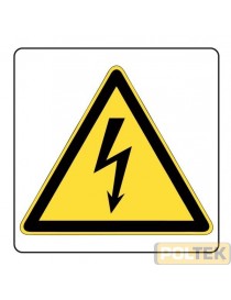 ETICHETTA ADESIVA PLEXIGLASS PERICOLO CORRENTE