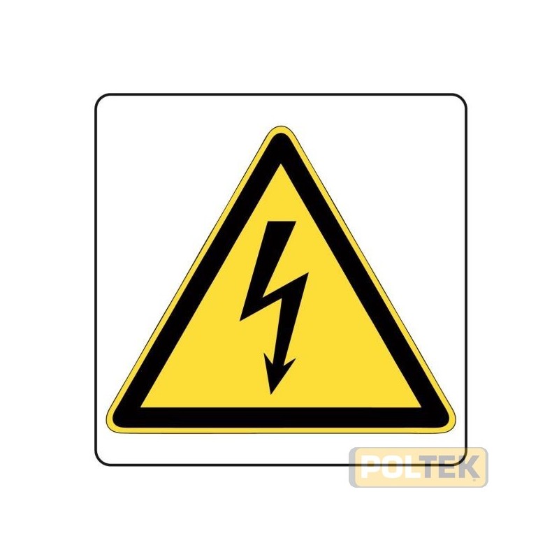 ETICHETTA ADESIVA PLEXIGLASS PERICOLO CORRENTE