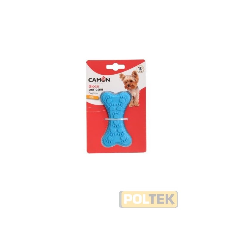 Ossi in TPR con punte, un simpatico gioco per cani disponibile in diversi colori.