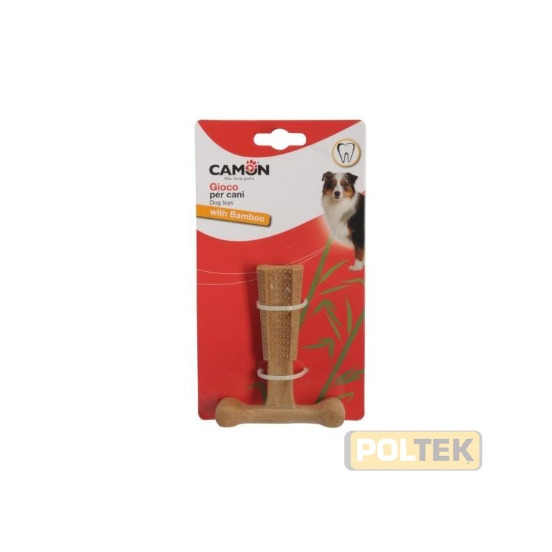 CAMON GIOCO IN BAMBU' A FORMA DI OSSO 10cm