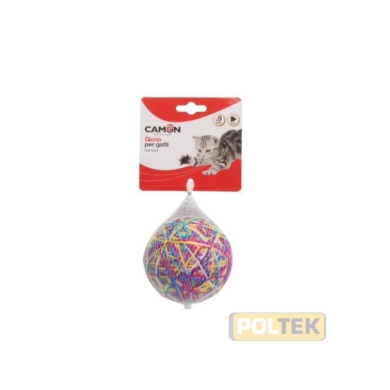 CAMON GIOCO GATTO GOMITOLO C/SONAGLIO