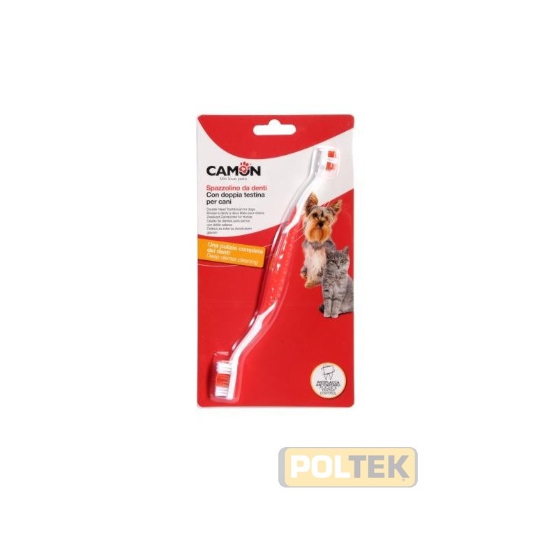 CAMON SPAZZOLINO CON DUE TESTINE