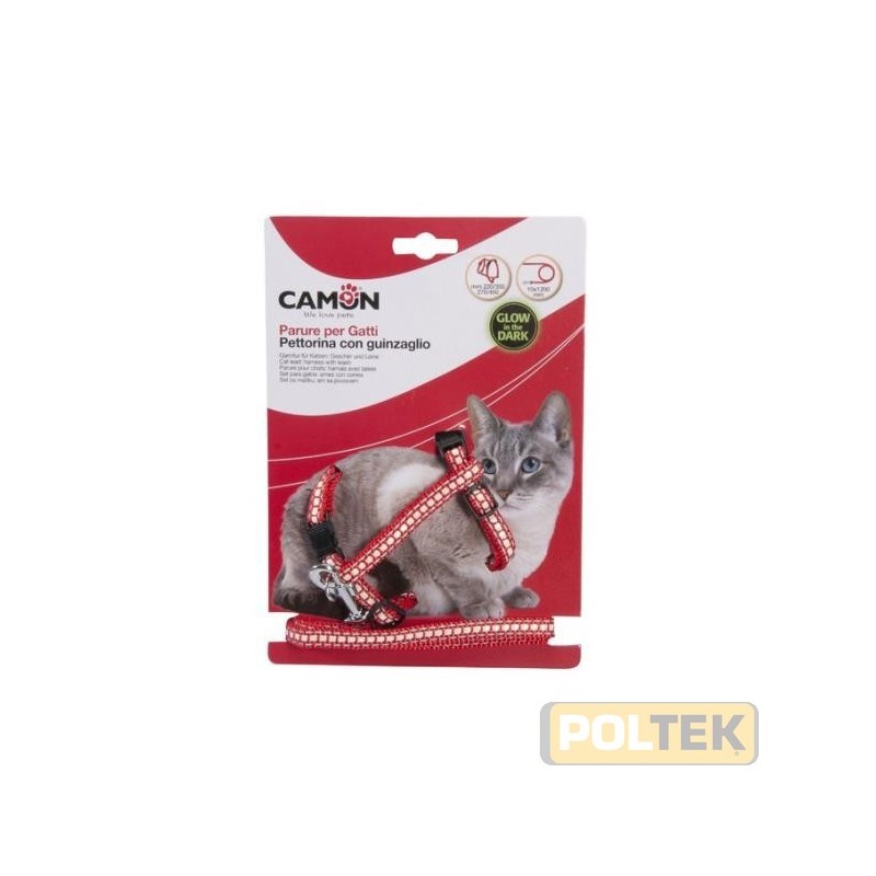 CAMON PARURE PER GATTI ' GLOW IN THE DARK'