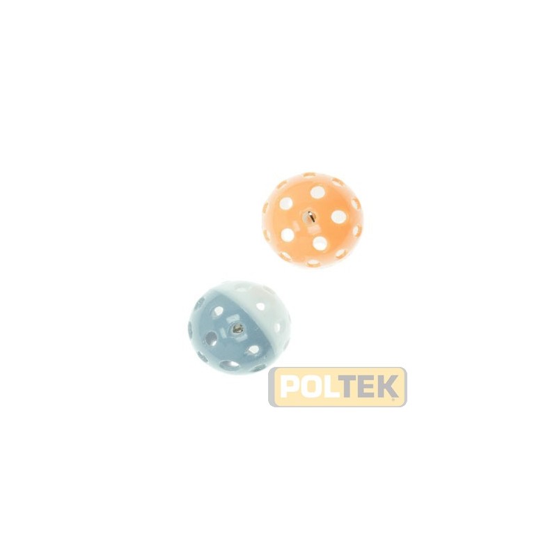 IMAC GIOCO GATTO SET 2 PALLINE PLASTICA C/CAMPANELLA