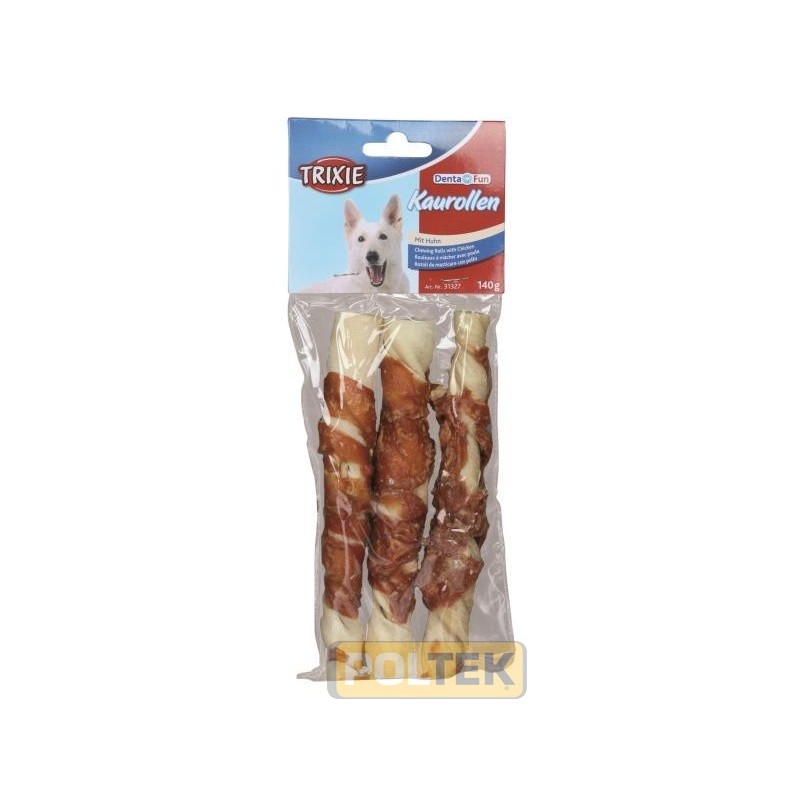 TRIXIE PREMIO CANE DENTAfun 3 BASTONCINI POLLO 17cm 140g