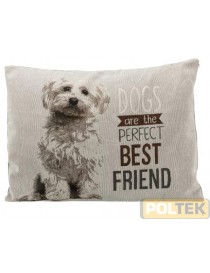 TRIXIE CHIPO CUSCINO cm 60x48 DISEGNO MALTESE