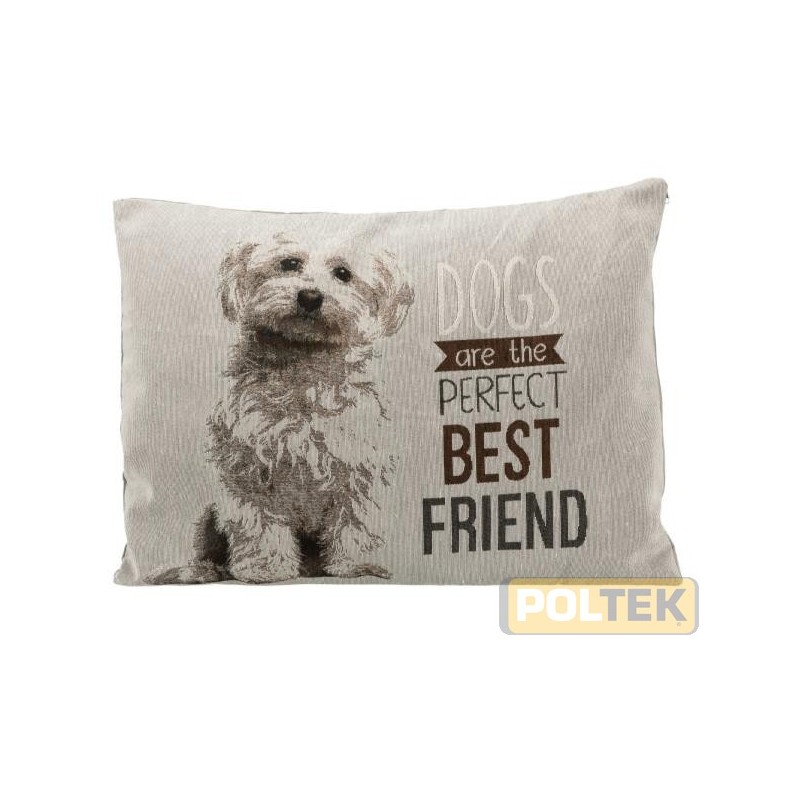 TRIXIE CHIPO CUSCINO cm 60x48 DISEGNO MALTESE