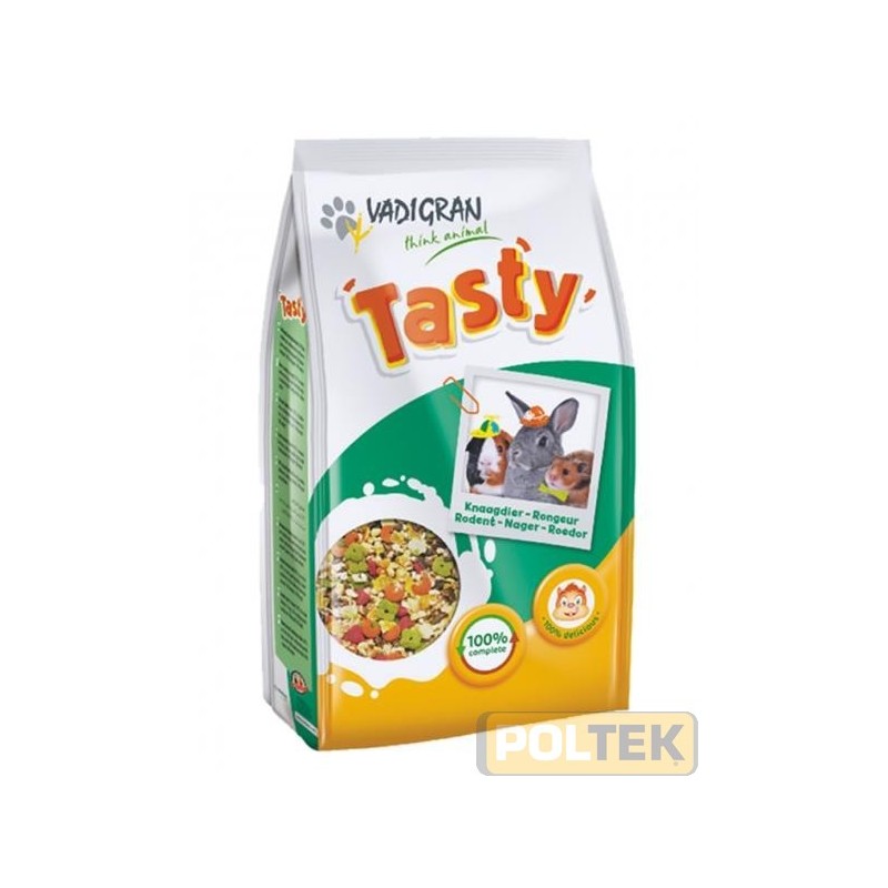 La miscela Tasty per tutti i roditori è un alimento completo e vario appositamente progettato per tutti i roditori. Composto da