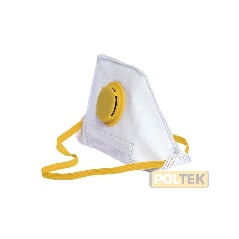 Facciale filtrante EN149 classe FFP2 per polveri tossiche e nebbie e fumi a base acquosa. Il livello di protezione è pari a 12 