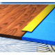 PROSOL è un profilo adesivo in ottone che consente di raccordare in modo continuo e senza gradini pavimentazioni adiacenti che 