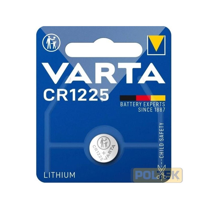 VARTA BATTERIA BUTTON LITHIUM CR1225 3V