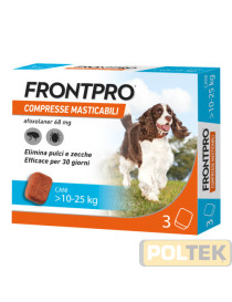 FRONTPRO COMPRESSE MASTICABILI CANI >10-25 kg 3 compresse