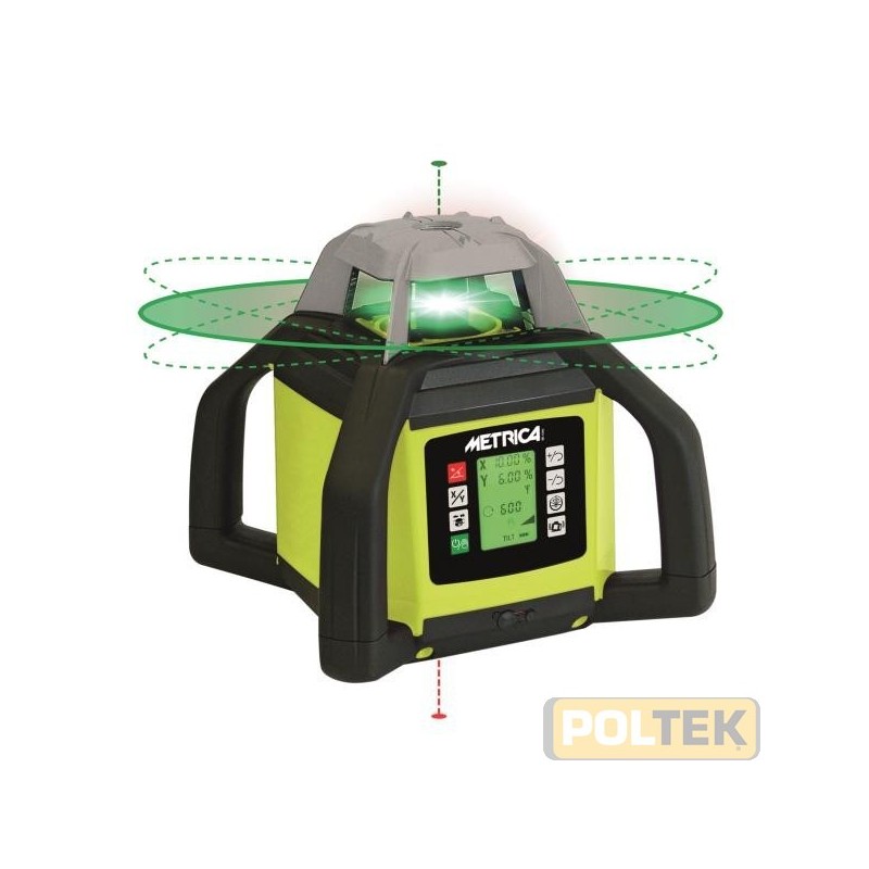 METRICA AUTOLIVELLA ROTATIVO LASER INCLIGRAD 2 GREEN