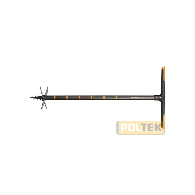 Fiskars QuikDrill abbandona la tradizionale lama a spirale e adotta due lame di acciaio al boro inclinate perfettamente per pene