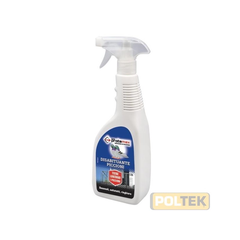 Caratteristiche: è un prodotto in spray no gas pronto all’uso appositamente studiato per evitare che piccioni, colombi e altr