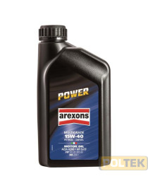 AREXONS OLIO LUBRIFICANTE MINERALE POWER 15W-40 lt 4