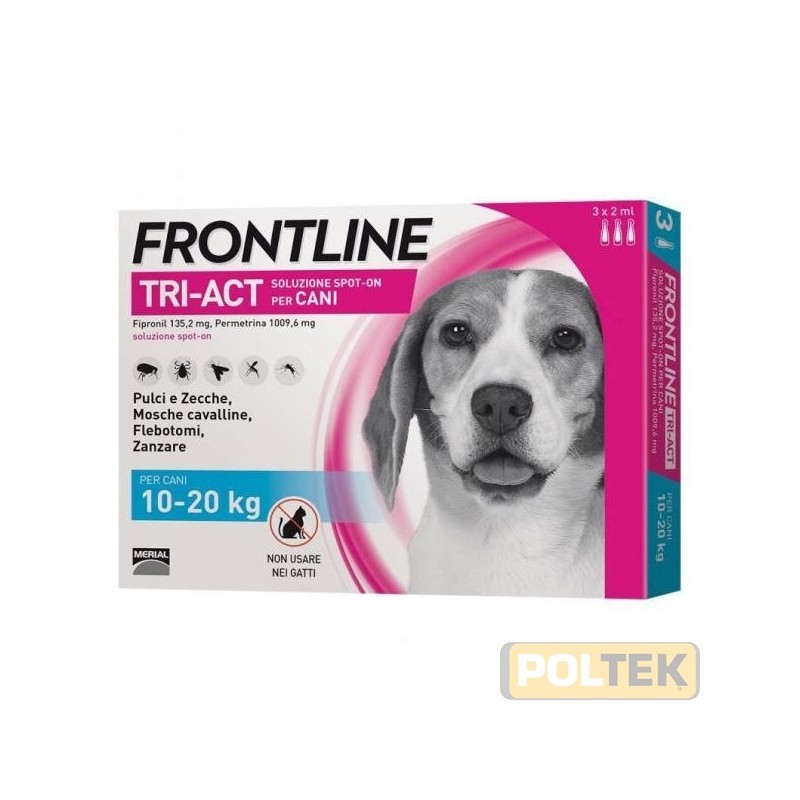 FRONTLINE TRI-ACT SPOT ON 10-20 kg M 3 pipette