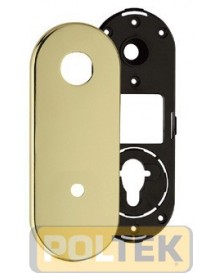 PLACCA FORO MANIGLIA e FORO CODOLO OTTONE