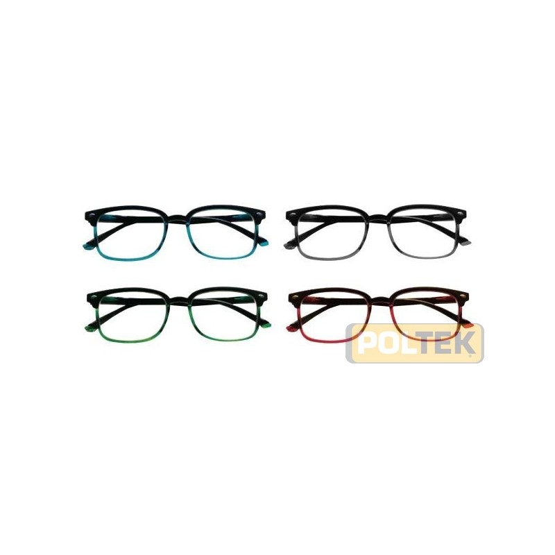 Aste flessibili, cerniera con meccanismo a molla per una migliore adattabilità degli occhiali al viso!