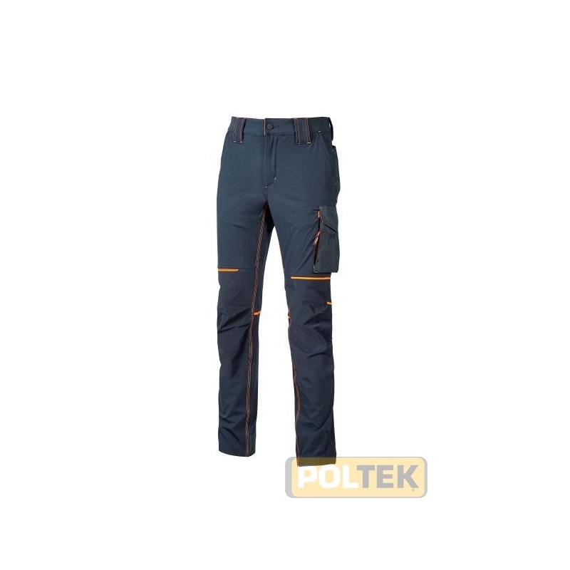 Pantalone in tessuto U-4 (U-Power 4 way stretch) molto comodo, resistente, morbido sulla pelle, idrorepellente, traspirante e as