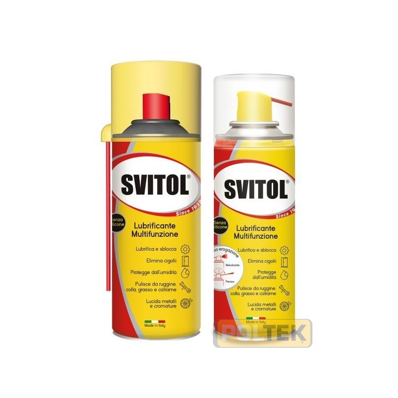 Lubrifica, elimina gli attriti, sblocca, elimina l’umidità, previene la ruggine e protegge tutte le superfici metalliche. Gra