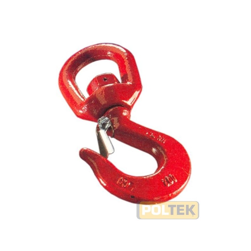 GANCIO SOLL. CARBONIO GIREVOLE CON SICURA kg 3200